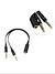 Cabo Adaptador Headset Para Fone P2 Fêmea Para Macho P2 Audio e Microfone ADT-022 Ideal Para Pc Notebook Fone Microfone